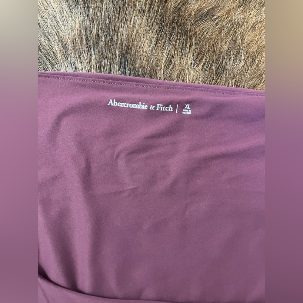 Abercrombie & Fitch Purple Long Sleeve Bodysuit - Picture 2 of 2